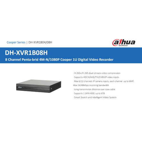 DAHUA XVR1B08