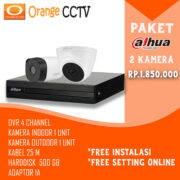 Paket 2 Kamera Dahua 2mp